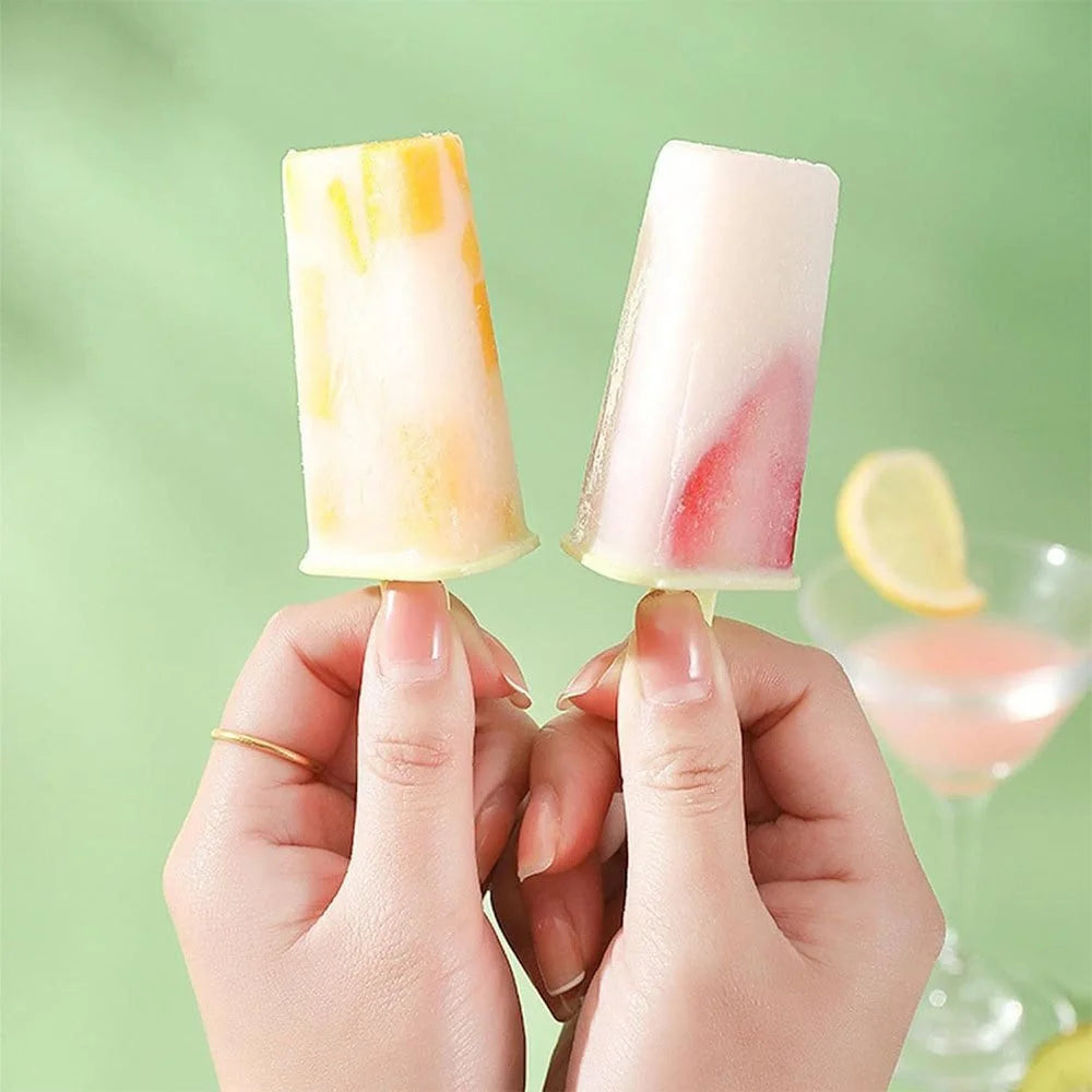 Easy Release Ice Cream Candy Molds with Sticks – DIY Popsicle Maker for Homemade Frozen Treats
