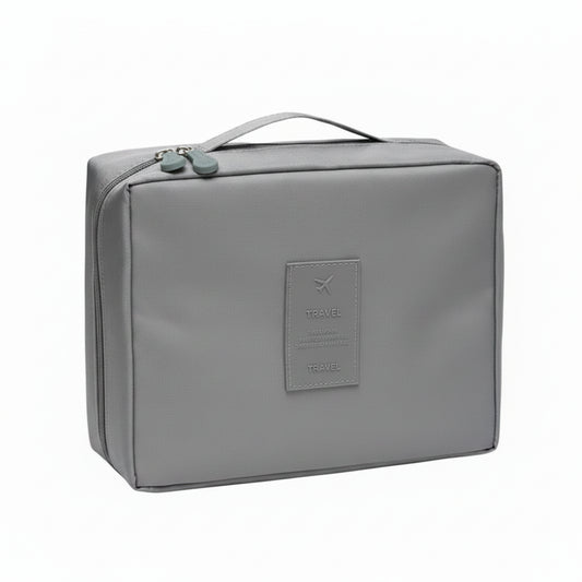 Waterproof Travel Makeup Cosmetic Bag – Portable Toiletry Organizer Case with Large Capacity for Cosmetics, Skincare & Travel Essentials