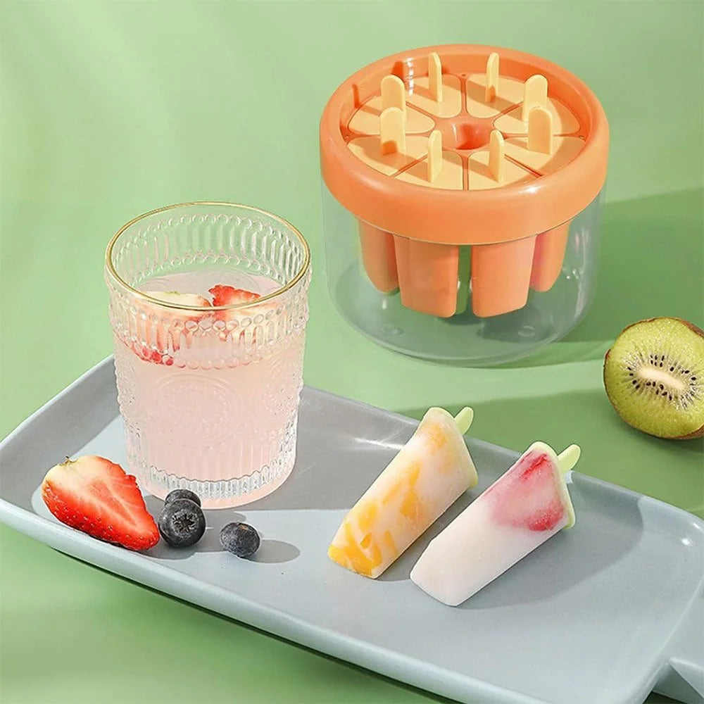 Easy Release Ice Cream Candy Molds with Sticks – DIY Popsicle Maker for Homemade Frozen Treats