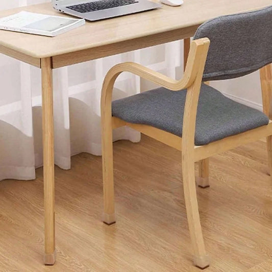 Transparent Silicone Chair Leg Protectors – Square Furniture Leg Caps, Non-Slip Floor Protectors, Set of 4