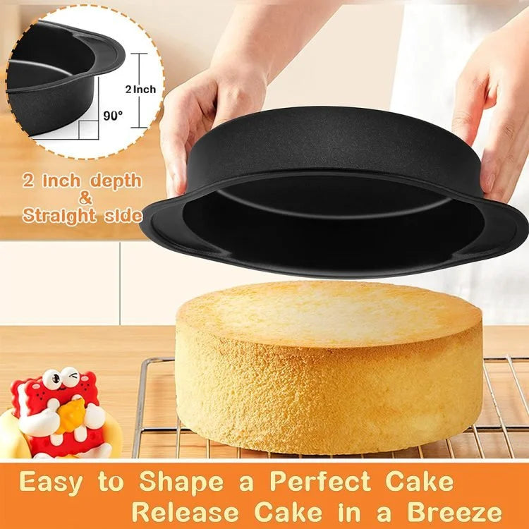 Moule à manqué rond antiadhésif 30 x 4 cm – Moule de cuisson pour gâteaux, cheesecakes et desserts