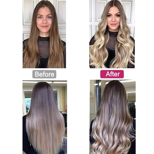 Cordless Automatic Hair Curler – USB Rechargeable Wireless Curling Iron for Effortless Curls & Waves with LCD Display