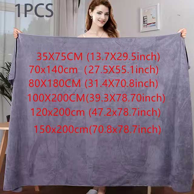 Thick Beauty Salon Bath Towel & Face Towel - Quick-Dry Microfiber Massage Towel, Absorbent Soft Large Towel for Steaming