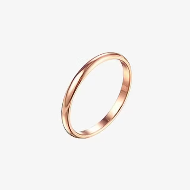 Thin Stainless Steel Unisex Ring (EGR038)
