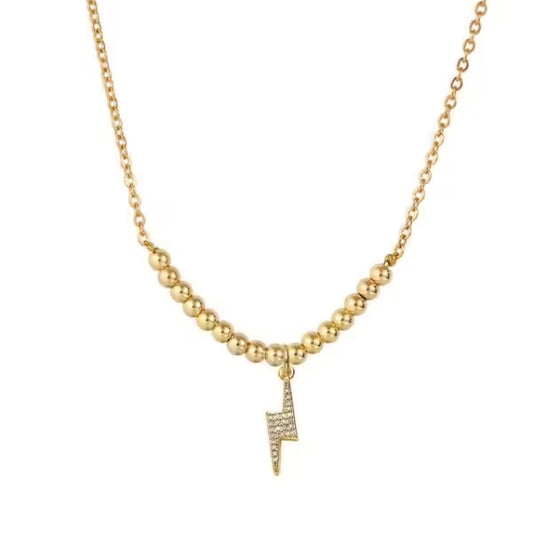 Thunder Pendant Women Necklace (EGN069)