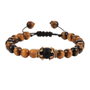 tiger eye matte shamballa bracelet egbt184 featured img