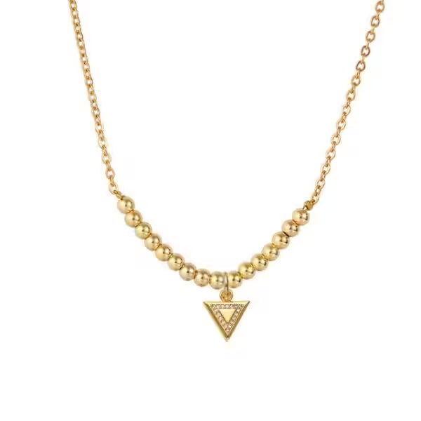 Collier pendentif triangle pour femme (EGN034)