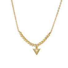 Triangle Pendant Women Necklace (EGN034)