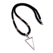 Triangular Shape Beads Necklace (EGN127)