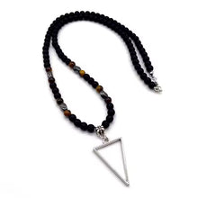 Triangular Shape Beads Necklace (EGN127)