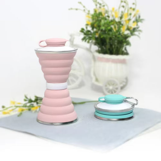 Pratique et ultra-pratique : gourde pliable en silicone de 500 ml idéale pour le sport, le camping, les voyages et le vélo.