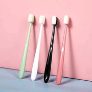 Ultra-Fine Soft Toothbrush with Million Nano Bristles – Deep Cleaning Adult Tooth Brush for Teeth, Portable Travel Dental Oral Care Brush
