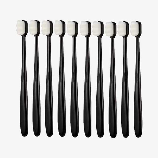 Ultra-Fine Soft Toothbrush with Million Nano Bristles – Deep Cleaning Adult Tooth Brush for Teeth, Portable Travel Dental Oral Care Brush