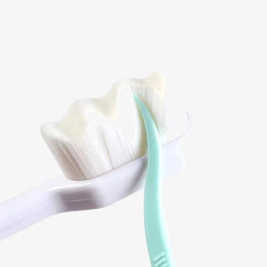 Ultra-Fine Soft Toothbrush with Million Nano Bristles – Deep Cleaning Adult Tooth Brush for Teeth, Portable Travel Dental Oral Care Brush