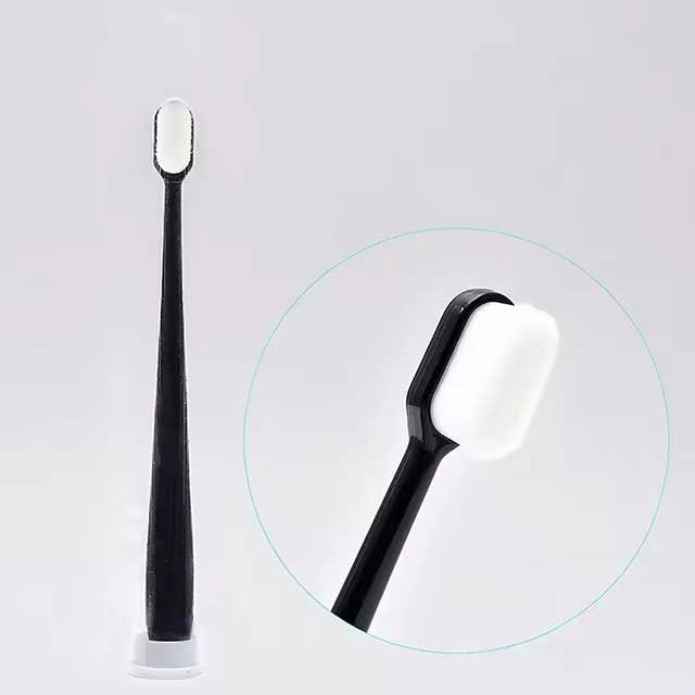 Ultra-Fine Soft Toothbrush with Million Nano Bristles – Deep Cleaning Adult Tooth Brush for Teeth, Portable Travel Dental Oral Care Brush
