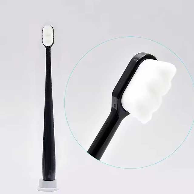 Ultra-Fine Soft Toothbrush with Million Nano Bristles – Deep Cleaning Adult Tooth Brush for Teeth, Portable Travel Dental Oral Care Brush