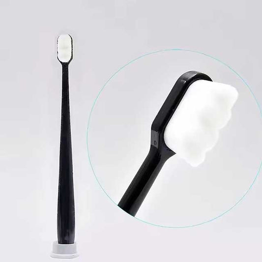 Ultra-Fine Soft Toothbrush with Million Nano Bristles – Deep Cleaning Adult Tooth Brush for Teeth, Portable Travel Dental Oral Care Brush