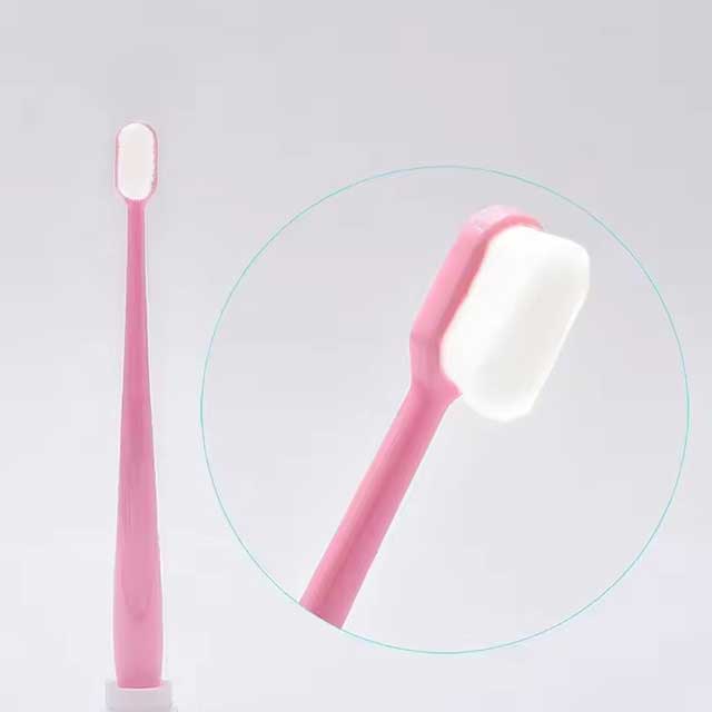 Ultra-Fine Soft Toothbrush with Million Nano Bristles – Deep Cleaning Adult Tooth Brush for Teeth, Portable Travel Dental Oral Care Brush