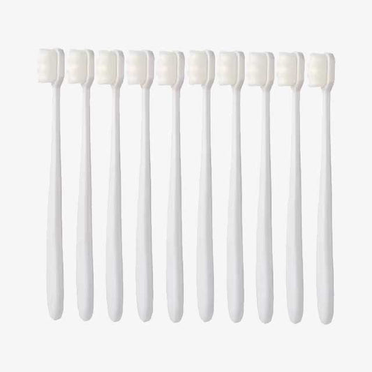 Ultra-Fine Soft Toothbrush with Million Nano Bristles – Deep Cleaning Adult Tooth Brush for Teeth, Portable Travel Dental Oral Care Brush