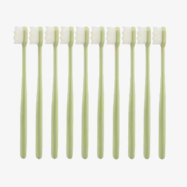 Ultra-Fine Soft Toothbrush with Million Nano Bristles – Deep Cleaning Adult Tooth Brush for Teeth, Portable Travel Dental Oral Care Brush