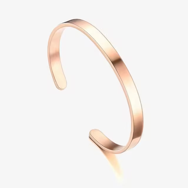 Unisex Stainless Steel Cuff Bangle (EGBT345)