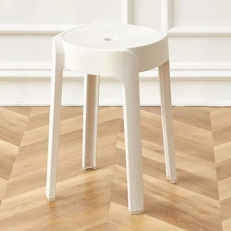 Modern Stackable Dining Chairs: Durable Plastic for Kitchen & Home