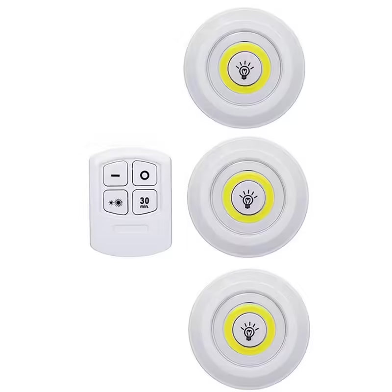 Remote-Controlled Dimmable LED Night Light for Cabinets & Closets