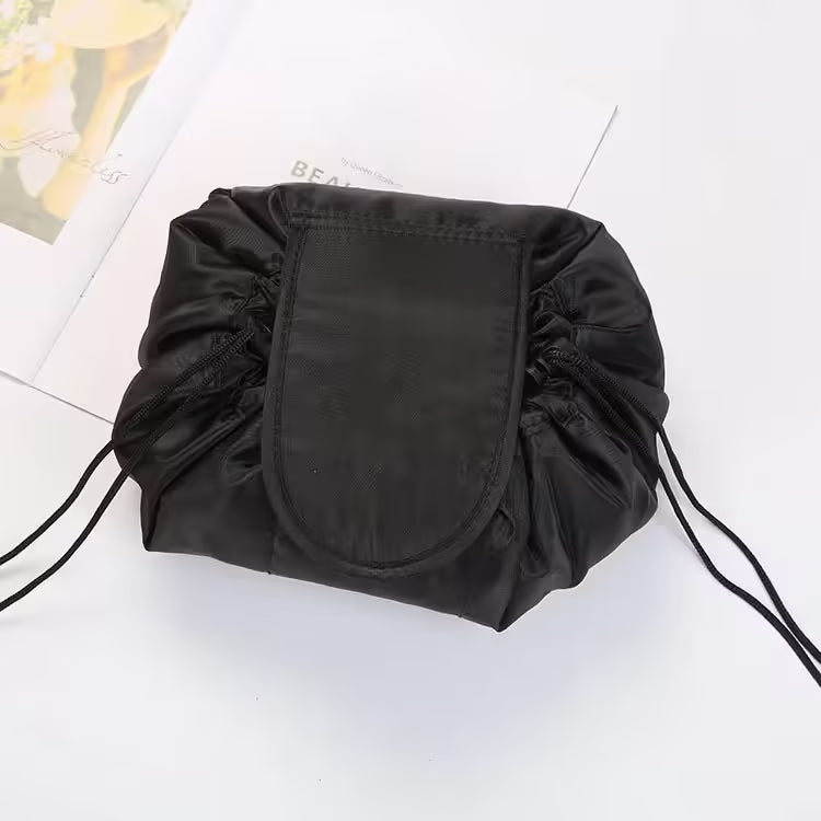 Trousse de toilette à cordon pour femme, idéale pour les voyages | Organisateur de maquillage portable et imperméable 