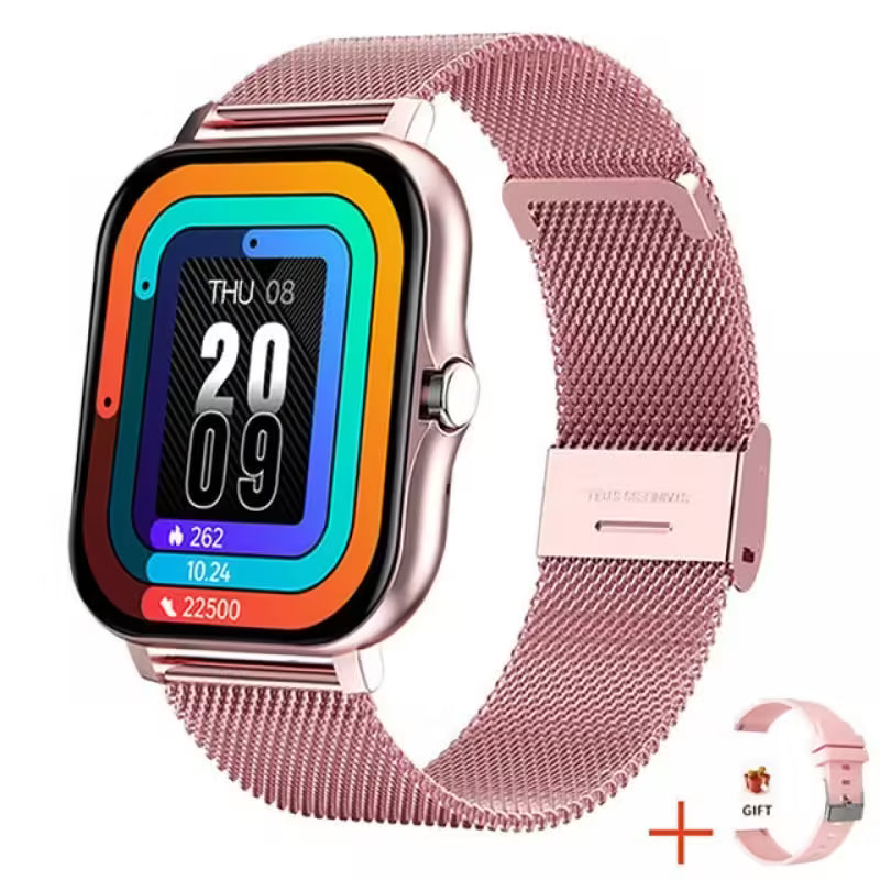 Smart Watch for Women Bluetooth Call Fashion Fitness Tracker Waterproof Sports Smartwatch for Ladies and Men