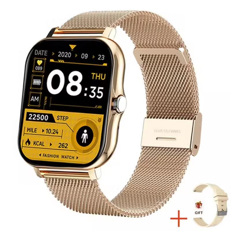 Smart Watch for Women Bluetooth Call Fashion Fitness Tracker Waterproof Sports Smartwatch for Ladies and Men