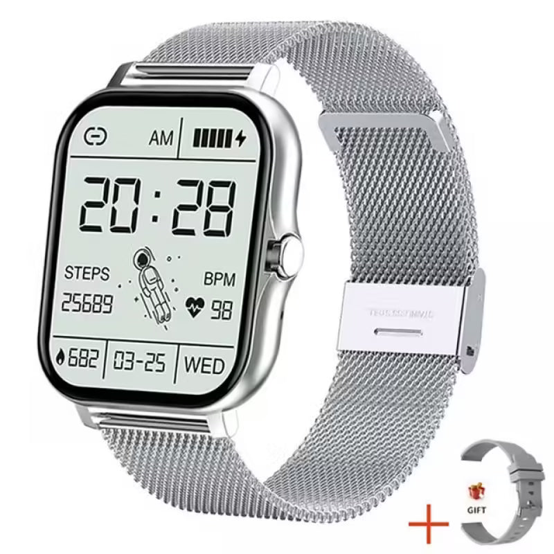 Smart Watch for Women Bluetooth Call Fashion Fitness Tracker Waterproof Sports Smartwatch for Ladies and Men