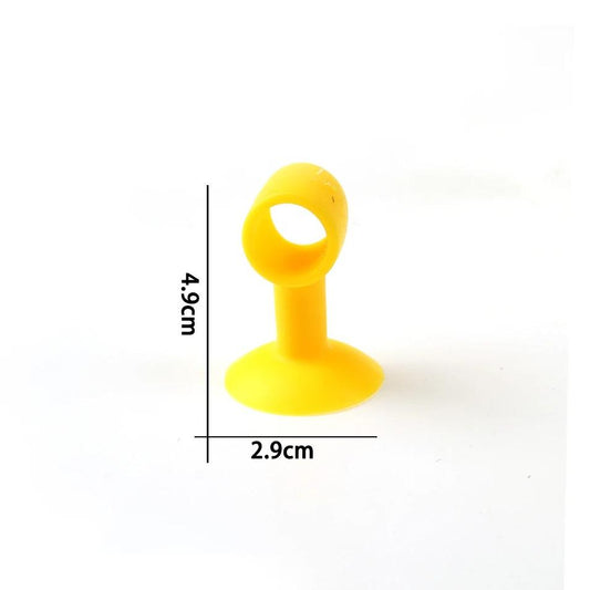 Protection anti-collision sans perforation pour porte à ventouse 