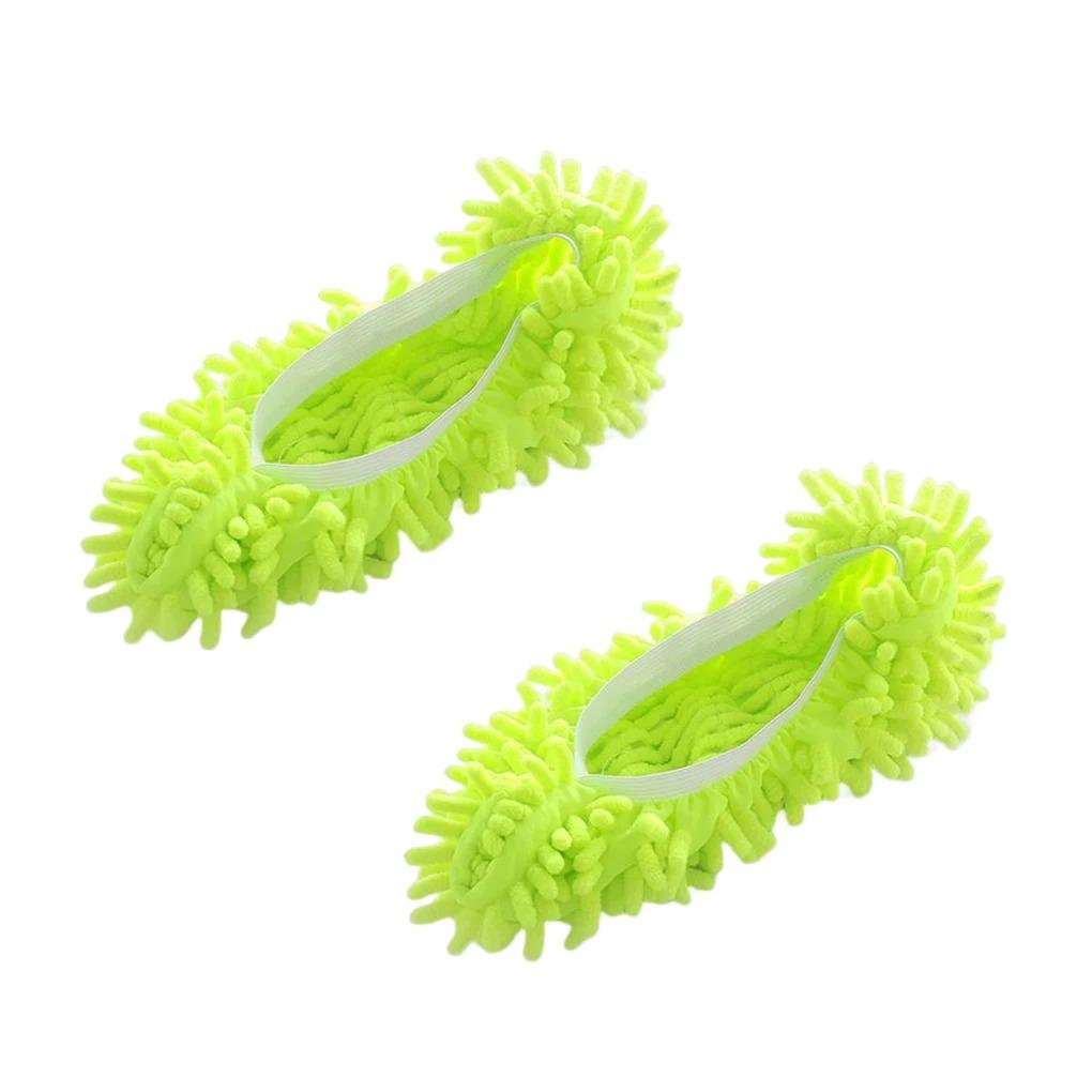 Surchaussures en chenille pour le nettoyage des sols, surchaussures faciles à vivre