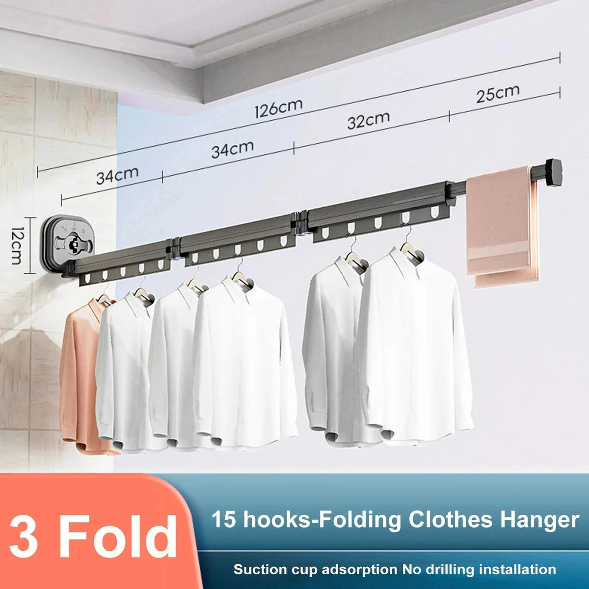 Folding Clothes Drying Room