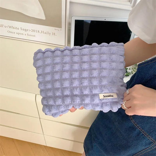 Pochette cosmétique en fil à bulles aux couleurs de bonbons (EGB204)