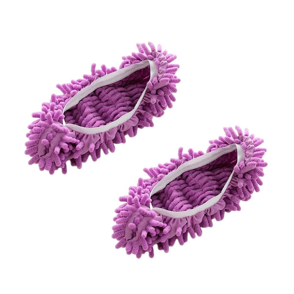 Surchaussures en chenille pour le nettoyage des sols, surchaussures faciles à vivre