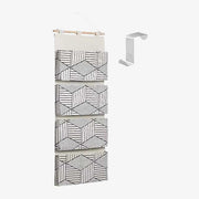 Wall Hanging Organizer Bag – Cotton Linen Fabric Door Hanging Sundries Bag for Home Closet Storage – Wall Organizer for Easy Storage