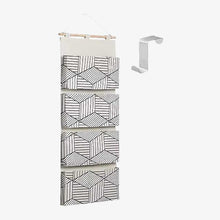 Wall Hanging Organizer Bag – Cotton Linen Fabric Door Hanging Sundries Bag for Home Closet Storage – Wall Organizer for Easy Storage