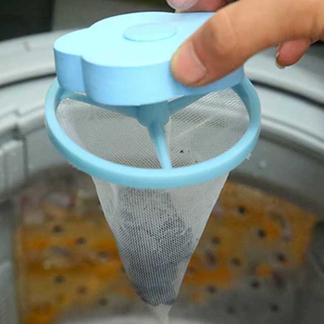 1PC Washing Machine Mesh Bag - Hair & Wool Filtering Laundry Device for Cleaning and Maintenance