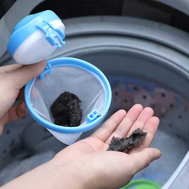 1PC Washing Machine Mesh Bag - Hair & Wool Filtering Laundry Device for Cleaning and Maintenance