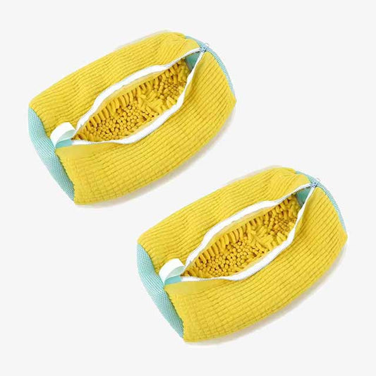 1/2PCS Washing Shoes Bag - Cotton Laundry Bag for Fluffy Fibers, Dirt Removal & Anti-Deformation, Shoes & Clothes Organizer