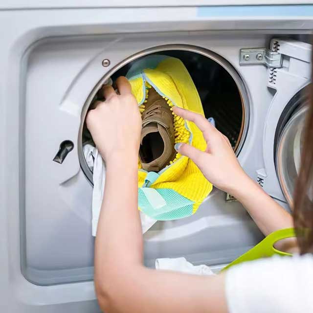 1/2PCS Washing Shoes Bag - Cotton Laundry Bag for Fluffy Fibers, Dirt Removal & Anti-Deformation, Shoes & Clothes Organizer