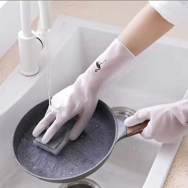 Waterproof Housework Cleaning Gloves – Durable Latex Gloves for Kitchen, Laundry, and Dishwashing, Wear-Resistant Rubber Gloves