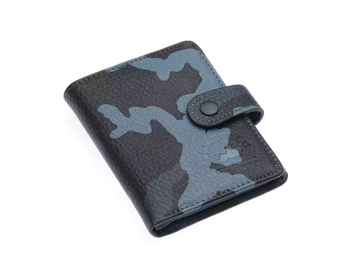 Portefeuille unisexe Westpolo Alex Crazy en cuir véritable grainé avec grand porte-cartes (310C) 