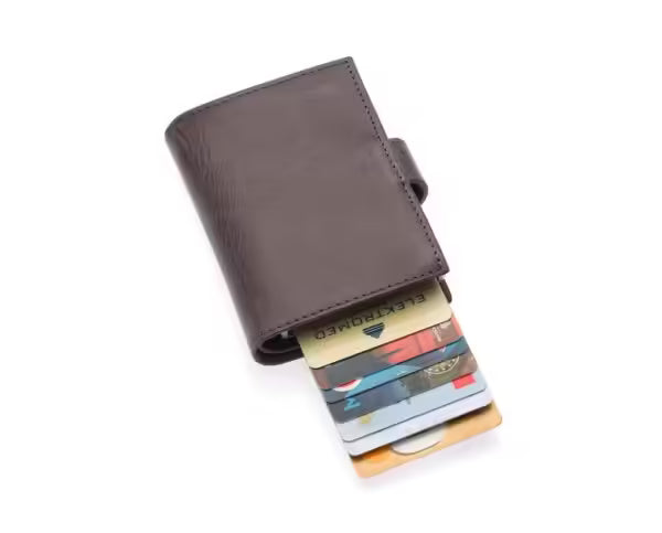 Portefeuille unisexe en cuir véritable Westpolo (5570)