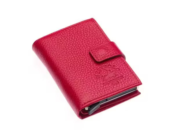 Portefeuille unisexe en cuir véritable Westpolo Alex avec grand porte-cartes (5570)