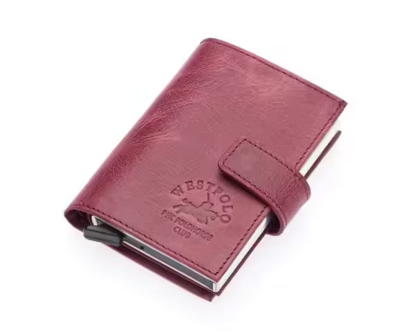 Portefeuille unisexe Westpolo Crazy en cuir (5570C)