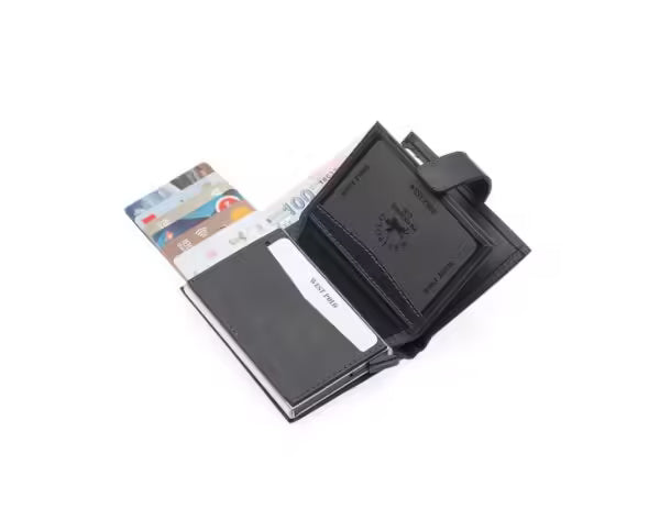 Westpolo Alex Genuine Leather Unisex Wallet with Large Card Holder (5570C)