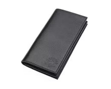 Portefeuille unisexe Westpolo Bard en cuir véritable grainé avec compartiment pour téléphone (877) 
