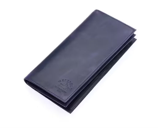 Westpolo Bard Genuine Tumbled Leather Unisex Wallet with Phone Compartment(877C)